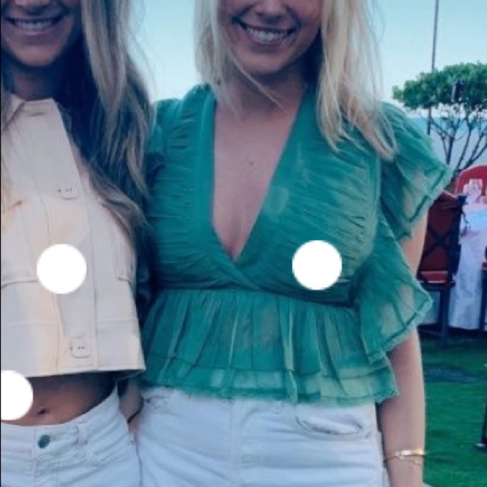 ISO green tularosa top!!!